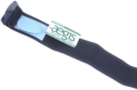Mueller Tennis Elbow Support with Gel Pad, Black – One Size