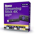 Roku Streaming Stick 4K | HD/4K/HDR Streaming Media Player, Black