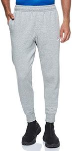 Nike M NSW Club JGGR BB Pantalon de Sport Homme DK Grey Heather/Matte Silver/(White) FR: L (Taille Fabricant: L)