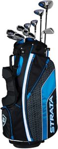 Strata 16-Piece Golf Club Set – Blue, Complete Starter Kit