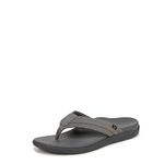 Vionic mens Tide II, Charcoal Grey, 10