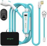 EG evgoer Level 2 EV Charger, 40A 240V Portable EV Home Charging Station, Schedule Time 8-40A Adjustable Current Electric Vehicle Charger Compatible with All J1772 EVs (20 ft)