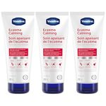 Vaseline Clinical Care™ Body Cream lotion for eczema prone skin Eczema Calming Therapy Cream with Colloidal Oatmeal Skin Protectant to provide instant relief for dry, itchy skin, 200 ml (Pack of 3)