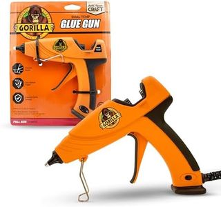 Gorilla Dual Temp Hot Glue Gun, 14 Watts, Orange
