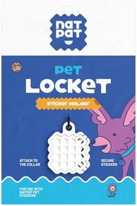NATPAT Holistic Pet Care Locket – Safe, Durable, Non-Toxic – Designed for Pet Zen Stickers, Pet Training & TrailPatch Outdoor Protection Patches