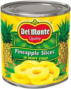 Del Monte Pineapple Slices In Heavy Syrup 15.5 Oz. Can, 12 Pack, 15.5 Oz (Pack Of 12)