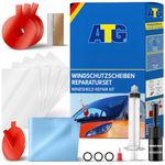 ATG Windscreen Repair Kit for Car Glass – Windscreen Chip Repair Kit for Chips & Cracks – Easy DIY Windshield Repair with Resin, Clear & Durable Finish