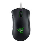 Razer DeathAdder Essential Wired Gaming Mouse I Single-Color Green Lighting I 6400DPI Optical Sensor- Black - RZ01-03850100-R3M1