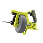 Ryobi P4001 One+ 18V Lithium Ion All-In-One 25 Foot Drain Auger for Sinks or Toilets (Battery Not Included, Power Tool Only)