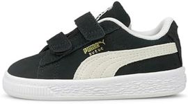 Puma XXI V Infant Baby Shoes, Sneakers, Athletic Shoes, Children's Shoes, Suede, Classic, 24 Spring Summer Color Puma Black (01), 16.0 cm