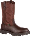 Georgia Men's Homeland Wellington Work Boot-M Pull, Brown, 9 W US