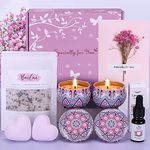 Bath Set Birthday Pamper Gifts Box for Women Her, Unique Skin Care Self Care Package for Her Pamper Hampers Kit for Women, Relaxation Spa Set Get Well Soon Gift Ideas for Women Best Friend Mum Sister