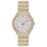 Bulova Crystal Quartz Women's Watch, Stainless Steel , Gold-Tone (Model: 98L263)