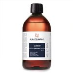 Naissance Certified Organic Castor Oil (no. 217) 450ml – 100% Pure, Cold Pressed, Unrefined – For Eyelashes, Hair, Eyebrows, Beard Growth, Nails, Skin, Massage – Natural, Vegan, Hexane Free, No GMO