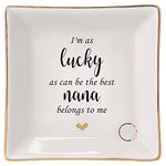 Mother's Day Gifts for Grandma from Grandson Granddaughter,Grandmother Birthday gifts-Best Gifts for Nana Unique Ring Dish