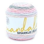 Lion Brand Yarn Mandala Sparkle Yarn, Nova, 1 Skein