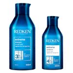 REDKEN | Extreme | Shampoo 500ml and Conditioner 300ml | For Damaged Hair | Repairs Strength and Adds Flexibility