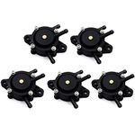 491922 Fuel Pump for Briggs Stratton 808656 691034 692313 808492 16700-Z0J-003,for Kawasaki 49040-7001 for Kohler 24 393 04S/24 393 16S,for John Deere LG808656 M138498 M145667 (5 Pack)