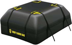 ToolGuards Car Top Carrier Roof Bag + Protective Mat - 100% Waterproof & Coated Zippers 20 Cubic ft - for Cars with or Without Racks