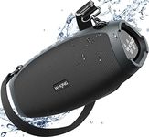 W-KING Portable Loud Bluetooth Speakers with Subwoofer, 70W Waterproof Outdoor Speaker Wireless Boombox for Party, Triple Passive Radiators-Deep Bass/Hi-Fi Audio/DSP/42H/Power Bank/TF/AUX/EQ/Opener