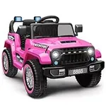 TEOAYEAH Kids Ride On Truck Car 12V