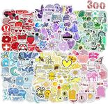 Water Bottle Stickers 300 Pcs Stick