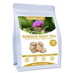 TEARELAE - Burdock Root Tea - 2.5g x 50 Count Burdock Root Tea Bags - Natural Burdock Root - Premium Arctium Lappa Herbal Tea - Caffeine-Free, Non-GMO