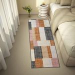 Welspun Blissful Runner for Living Room | 2 x 5 Feet | Indoor Floor Rugs for Bedroom | Suitable for Home or Office | Anti Skid | Machine Washable Carpet | Rust