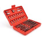 Uniteco 100Pcs Screwdriver Bit Set All Purpose Security Bit Set with Tough Case PS001