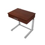 Deable Adjustable Laptop Stand for Chair, Couch & Recliner - Multifunctional Portable Laptop Table, Fits Any Size Laptop & Mouse - Can Also Serve as Snack Cart, End, or Side Table - Brown