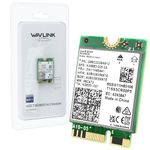 WAVLINK WiFi 7 Wireless Card, 8774Mbps Tri-Band BE200 M.2 NGFF Network Module with Bluetooth 5.4, MU-MIMO, WPA3, Support Windows 10/11(64-bit) Laptop, Not Support AMD