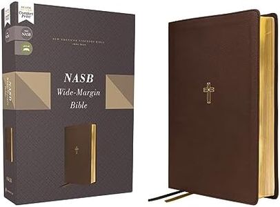 NASB Wide Margin Bible Red Letter 1995 Text [brown]