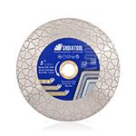 SHDIATOOL Diamond Saw Blade 5 inch, Tile Cutting Grinding Disc Wheel 125mm for Porcelain Ceramic Tile Granite Marble Artificial Stone