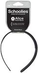 Schoolies Hair Accessories Alice Head Band, Wicked Black