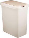 SankoPlastic Trash Can Kitchen Separation One Push 26.5L Light Beige