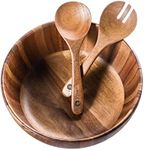 BILL.F Wooden Salad Bowl, 12'' Acac