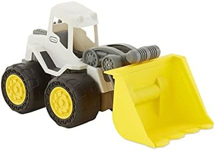 little tikes Tractopelle 2-in-1 de, Véhicule de Construction - Utilisation en intérieur et en extérieur pour des Heures de Jeux Actifs, pour Les Enfants âgés de 2 Ans et +, Chargement à l'avant