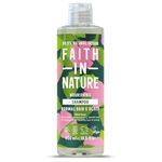 Faith In Nature Natural Wild Rose Shampoo, Nourishing for Normal Hair & Scalp, Vegan & Cruelty Free, No SLS, Silicones or Parabens, 400ml