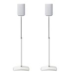 Sanus WSSE1A2-W2 Adjustable Speaker Stands for Sonos Era 100 - Pair - White