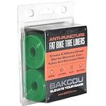 Bakcou Fat Tire Liners for 26 x 3-4.8 inch Bike Tires. Longer Lasting Flat Inner Tube Protection Than Orange or Slime tire sealant. Puncture Proof Bicycle Tires.