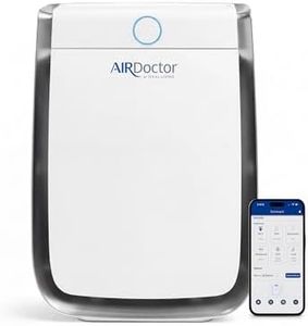 AIRDOCTOR 3500i SMART Air Purifier for Living Rooms & Bedrooms, 3 Stage Filtration with Pre-Filter, UltraHEPA, Carbon/VOC Captures Particles 100x Smaller Than HEPA Standard (AirDoctor 3500i Smart)