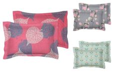 BSB HOME Present Designer Printed 6 Piece 100% Pure Cotton Pillow Cover Set- 20" X30" Inches, (Multicolor5)