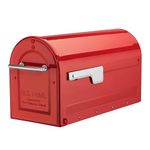 Architectural Mailboxes 7900-7R-SR Boulder Mailbox, Red