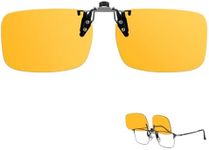 TJUTR Clip On Blue Light Blocking Glasses, Computer TV Gaming Glasses for Women Men, Improve Sleep & Reduce Eyestrain