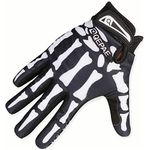 Azarxis Adjustable Lightweight Skeleton Gloves, Anti-Slip Skull Gloves Breathable Sports Gloves for Men Women Cycling, Biking, Workout Motorcycle (Black, Small)