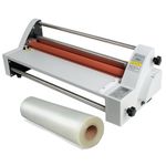 18inch Laminating Machine with a Laminating Film Roll Office Presentation Laminators Hot Cold Roll Laminator Single Dual Sided Thermal Laminating Machine Commercial Photo Laminator School Office Use