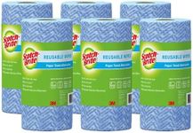 Scotch-Brite Multi-Purpose Wipes, 6 Rolls, 40 Sheets Per Roll, 240 Sheets Total