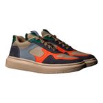 The Aurous Blaze Green Laceup Sneakers | Stylish | Lightweight | Comfortable | Handcrafted | Memory Foam Soles for Extra Cushioning (UK Footwear Size System, Adult, Men, Numeric, Medium, Sunset, 8)