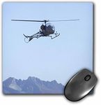 3dRose mp_76039_1 8 x 8-Inch New Zealand, Warbirds, Wanaka, Vintage Bell 47 Helicopter-Au02 Dwa5999 - David Wall Mouse Pad