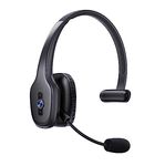 Gixxted Bluetooth Headset, Trucker Bluetooth Headset with Noise Canceling Microphone, 60 Hours Working Time Wireless on-Ear Headset for Computer Cell Phone Trucker Home Office Work